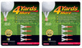 4 Yards More Golf Tees  Red 1 3/4inch Short Tee (2 Count)