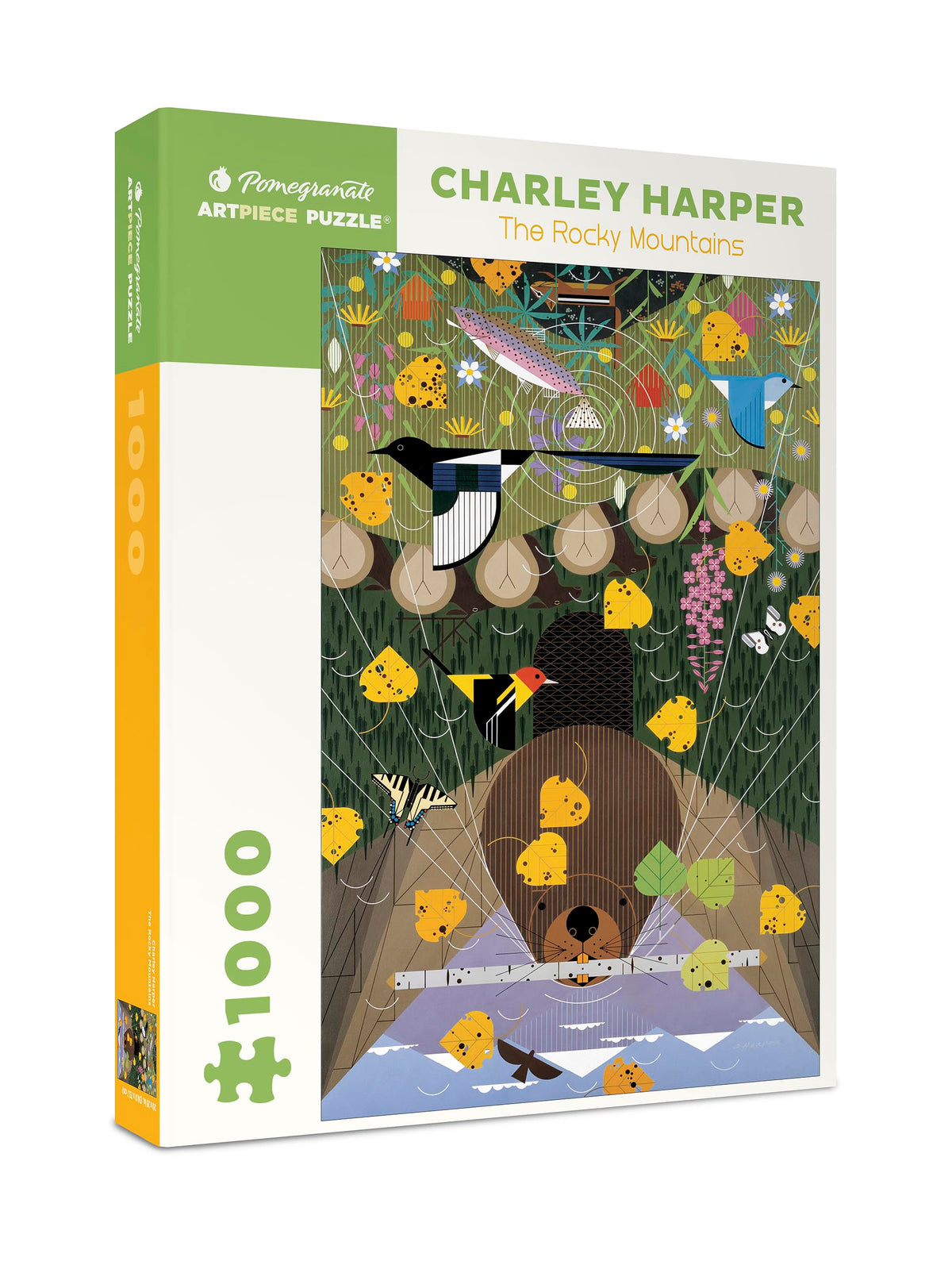 Charley Harper: The Rocky Mountains 1000pc Jigsaw Puzzle