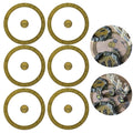 Jucoci Objective Point Markers 6PCS Set Objective Marker Compatible with WH40k Wargame (Miniature Not Included)