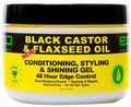 Ecoco Eco Style Black Castor Oil & Flaxseed Oil 48 Hour Edge Control, 11 Ounce