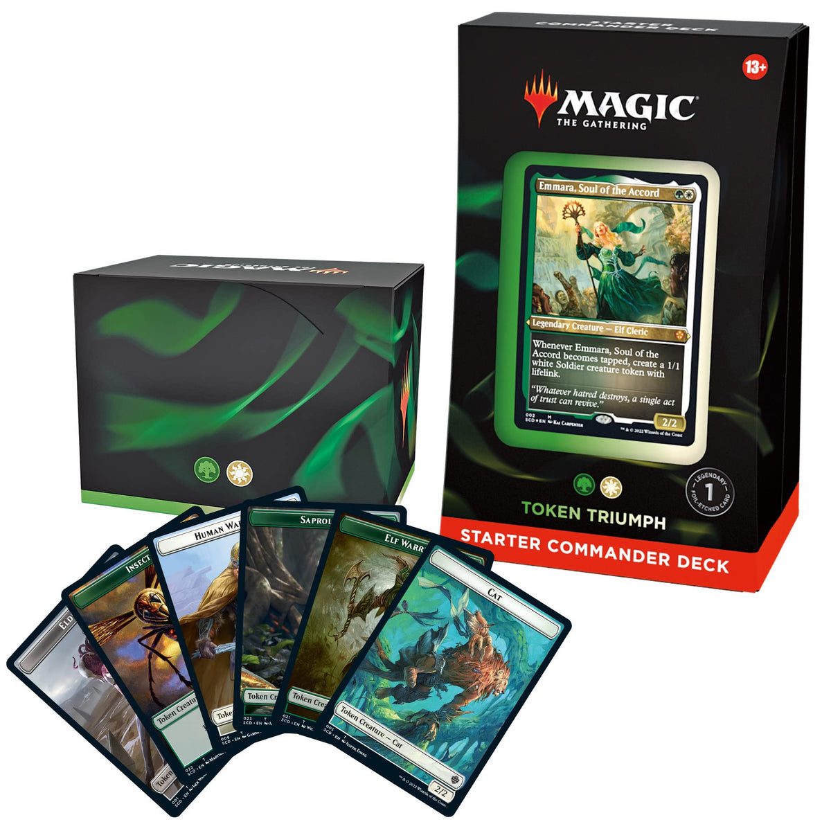 Magic: The Gathering Starter Commander Deck  Token Triumph (GreenWhite)