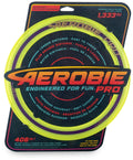 SPINMASTER 6046389 Boomerangs Aerobie Throw Diameter 33 cm, Adults and Children from 5 Years (TOGGO Toys 2022), Single, Pro Flying Ring Yellow, 33cm
