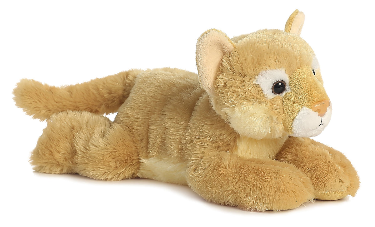 Aurora Adorable Flopsie Cougar Stuffed Animal  Playful Ease  Timeless Companions  Brown 12 Inches