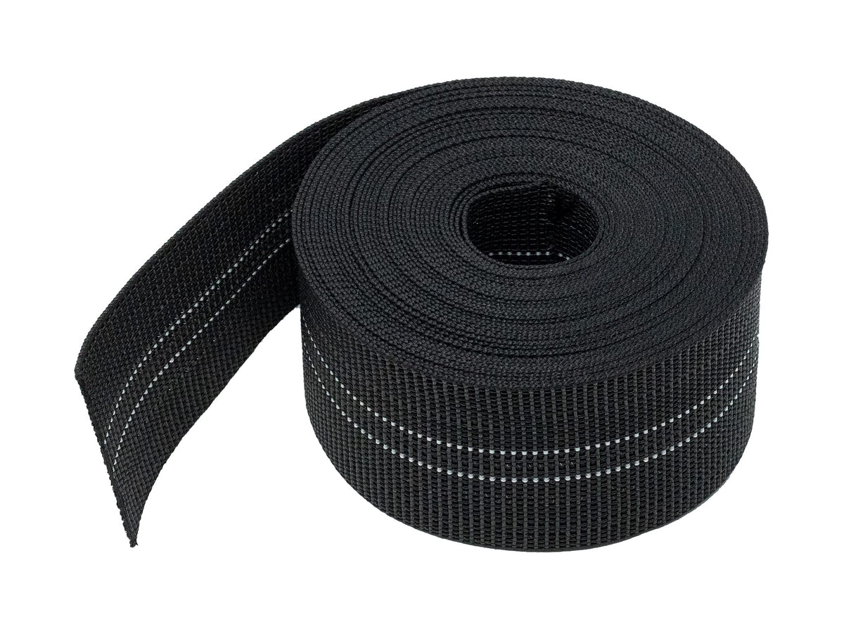 House2Home Webbing for Lawn Chairs and Furniture, Upholstery Webbing to Repair Couch Supports for Sagging Cushions, 3 Inch Wide by 60 Foot Roll 10% St