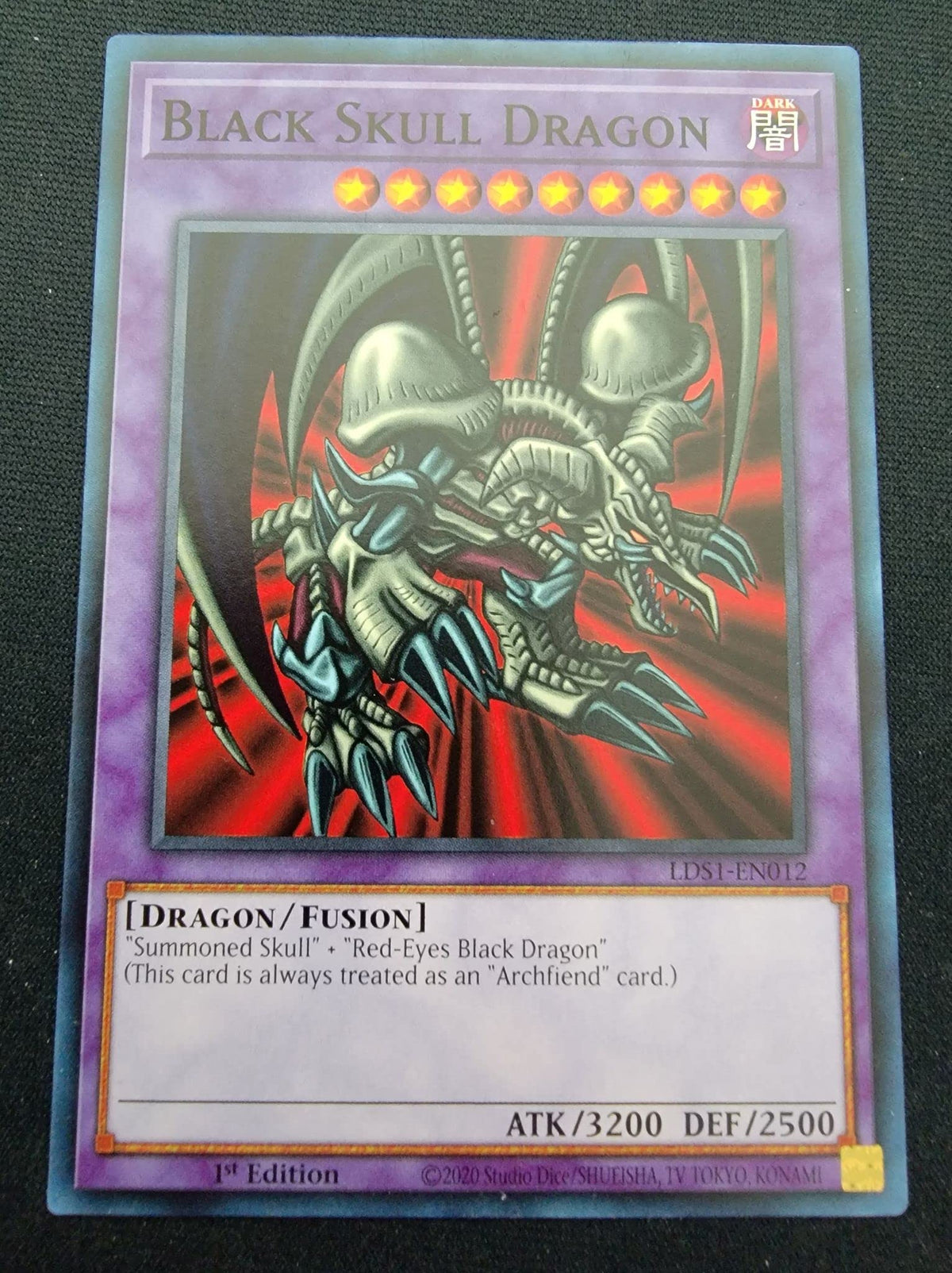 Black Skull Dragon  LDS1EN012  Legendary Duelists: Season 1  Common  1st Edition