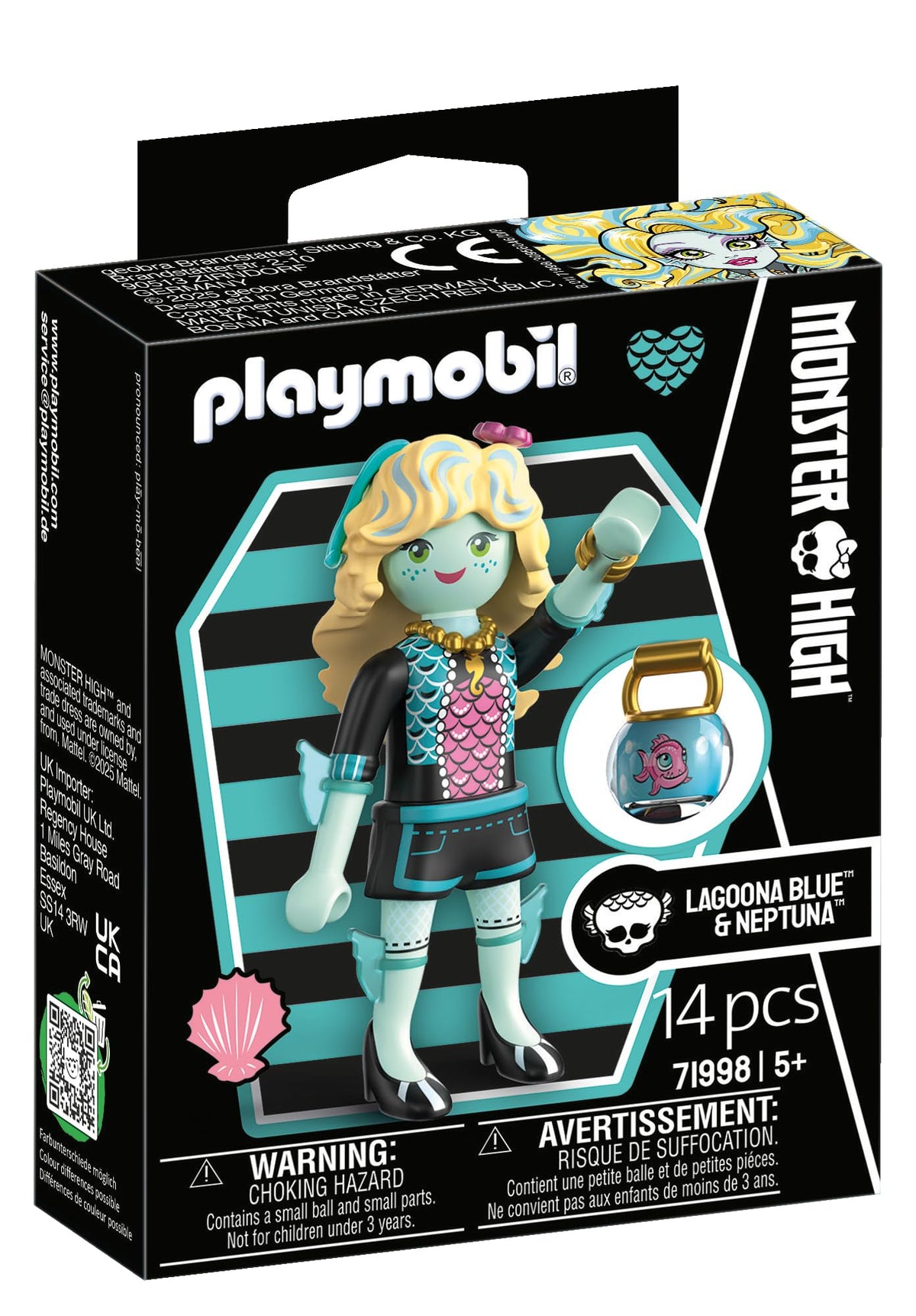 Playmobil X Monster High Lagoona Blue