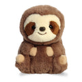 Aurora Round Rolly Pet Seth Sloth Stuffed Animal  Adorable Companions  OnTheGo Fun  Brown 5 Inches