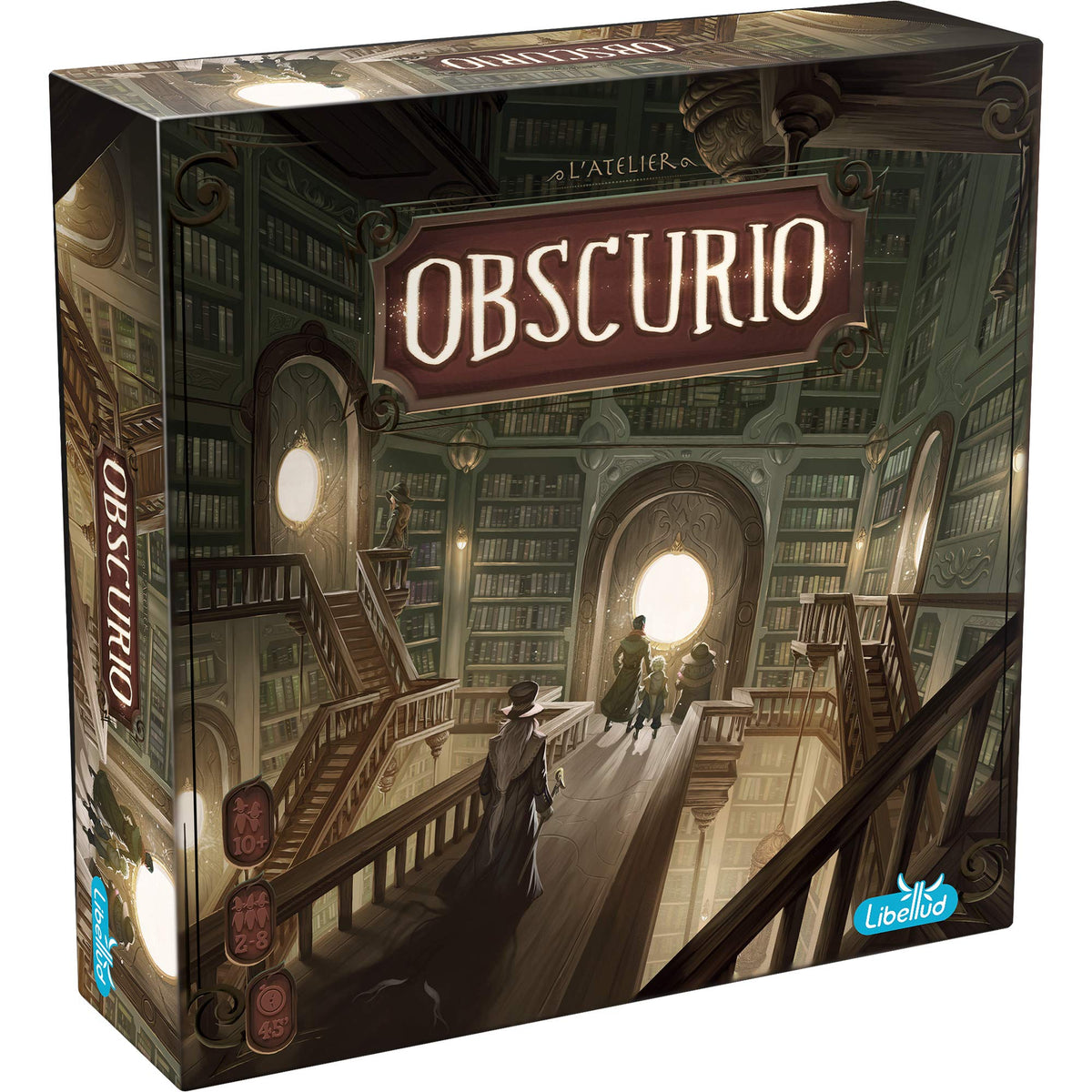 Obscurio Board Game  Navigate The Sorcerers Library in This Intriguing Game! Cooperative Game for Kids and Adults, Ages 10+, 28 Players, 45 Minute 