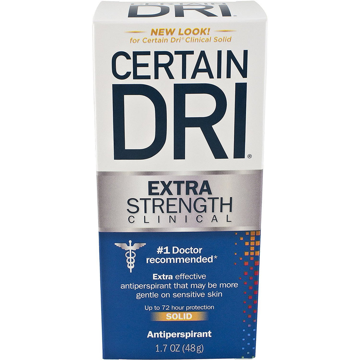 Certain Dri Antiperspirant Solid for Excessive Perspiration1.7 Oz (Pack of 3)