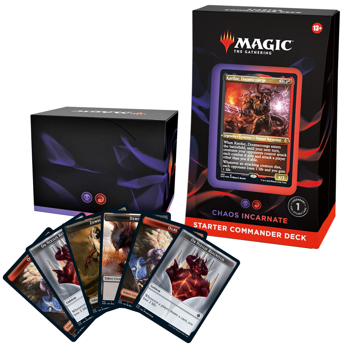 Magic: The Gathering Starter Commander Deck  Chaos Incarnate (BlackRed)