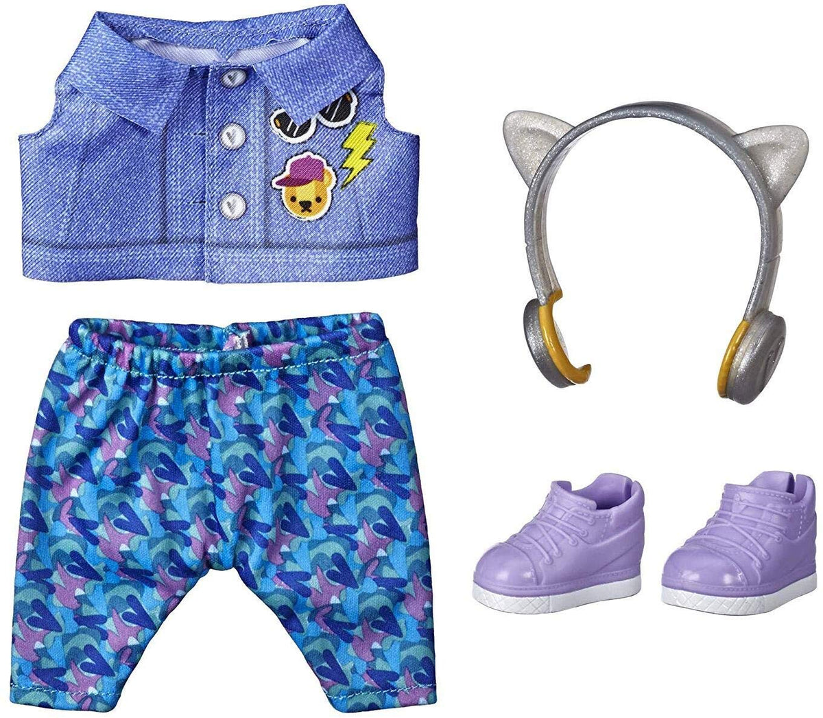Baby Alive Littles, Little Styles Bounce to The Beat Outfit for Littles Dolls, Brown