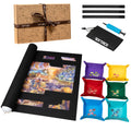 Tektalk 3000Pc Jigsaw Puzzle Mat with 6 Felt Sorting Trays, HigherCapacity Design, Rollup Mat in Delicate Packaging Box with Hand Pump, Storing for