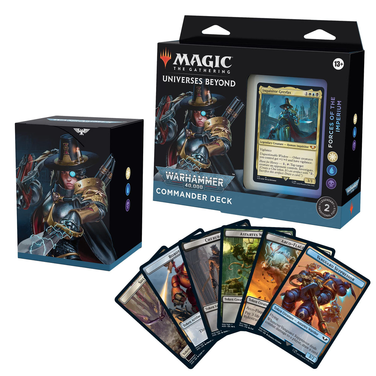 Magic: The Gathering Universes Beyond: Warhammer 40,000 Commander Deck  Forces of the Imperium