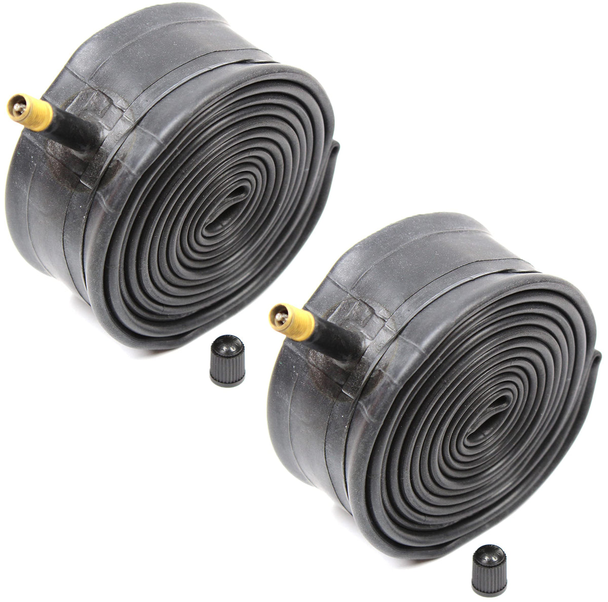 Kenda Inner Tubes Black 26x1.90/1.95/2.10/2.125 Schrader Valve For MTB Mountain Bike, Bulk 2 Pack