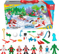 FisherPrice Imaginext DC Super Friends Advent Calendar, Christmas Toy with 24 Figures & Accessories for Preschool Kids Ages 3+ Years