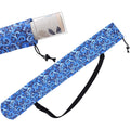 Shinylin 35 Inch Mahjong Mat Carrying Bag with Strap, Printed Drawstring Mahjong Holder Bag Outdoor Travel Canvas Storage for Board Games, Yoga Mats, 