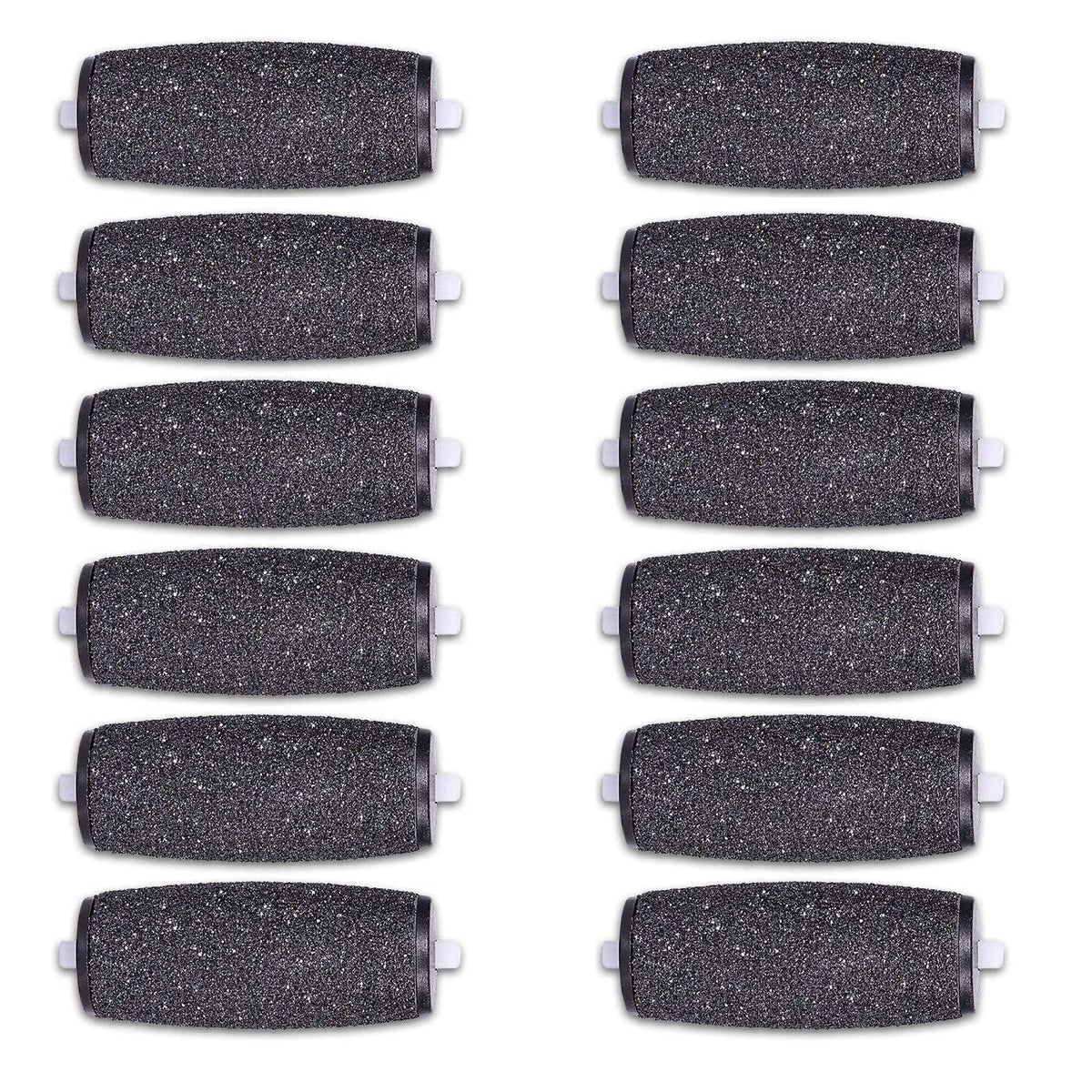 12 Extra Coarse Replacement Roller Refill Heads Compatible with Amope Pedi Refills Electronic Perfect Foot File