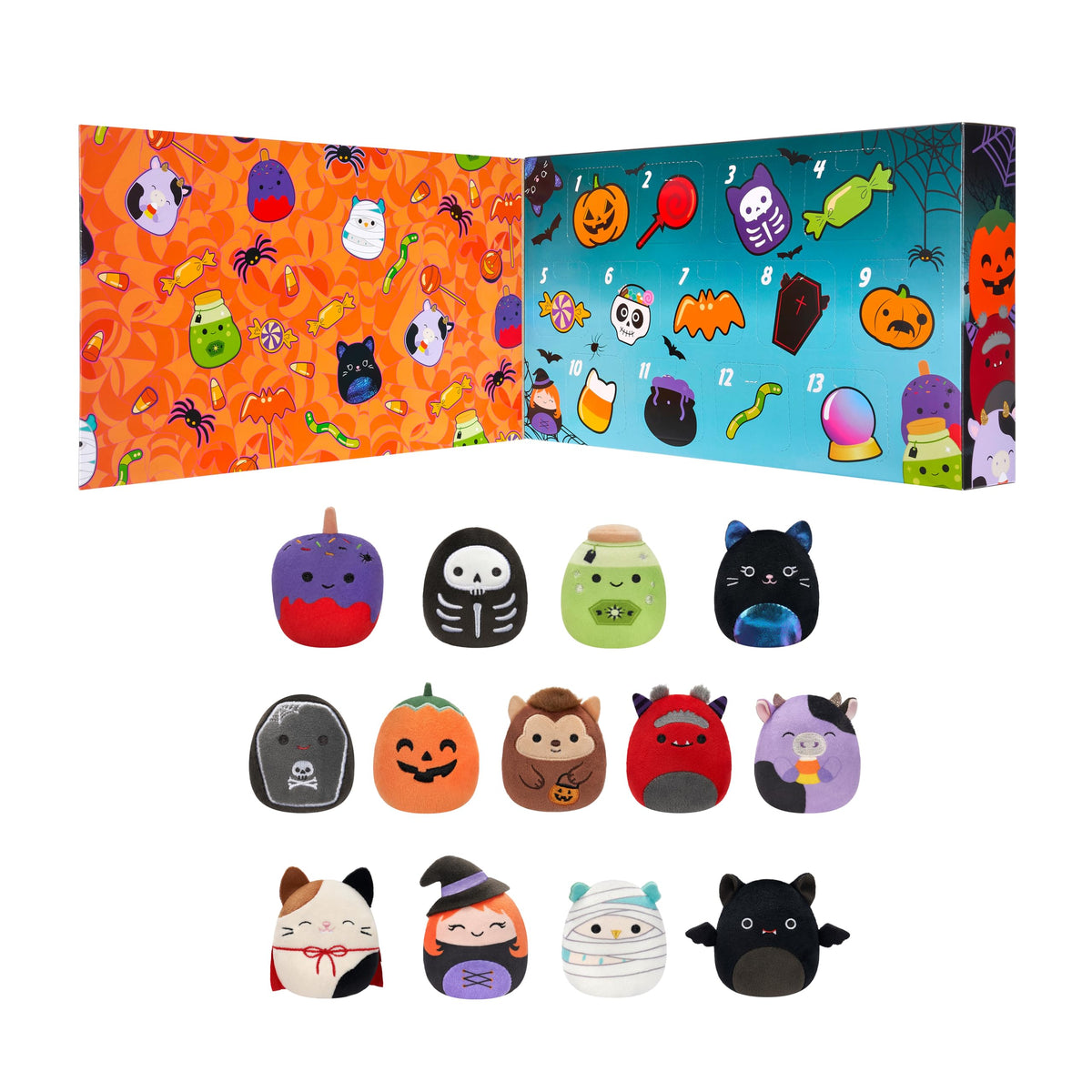 Squishmallows Original Micromallows Halloween Countdown Calendar 13Pack Plush