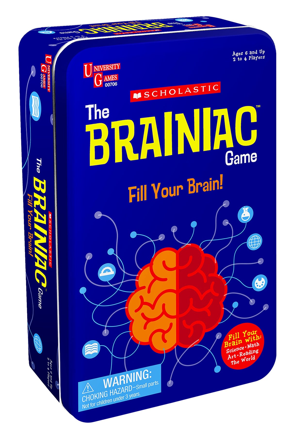 Scholastic, The Brainiac Game Tin