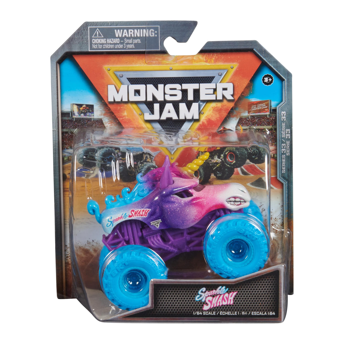 Monster Jam Sparkle Smash, Series 33