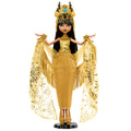 Monster High Howliday Doll, Winter Edition Cleo De Nile Collectible in Golden Gown with Gleaming Accessories and Shimmery Fringe Shawl