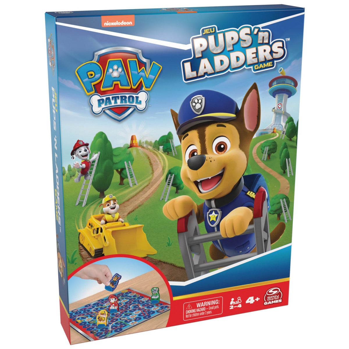 PAW Patrol Pups N Ladders Game, PAW Patrol Toys Toddler Toys Kids Toys, Games for Girls Fun Games Family Games Kids Games, for Preschoolers Ages 4 and