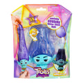Magic Mixies DreamWorks Trolls Band Together Squishy, Stretchy GlitterFilled Hair Doll  Stretchy Hair Branch