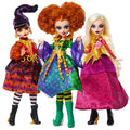 Monster High Skullector Hocus Pocus Dolls  Winifred, Mary, Sarah, and Binx Collectible Set with Articulated Figures, Witchy Dresses, Accessories, and