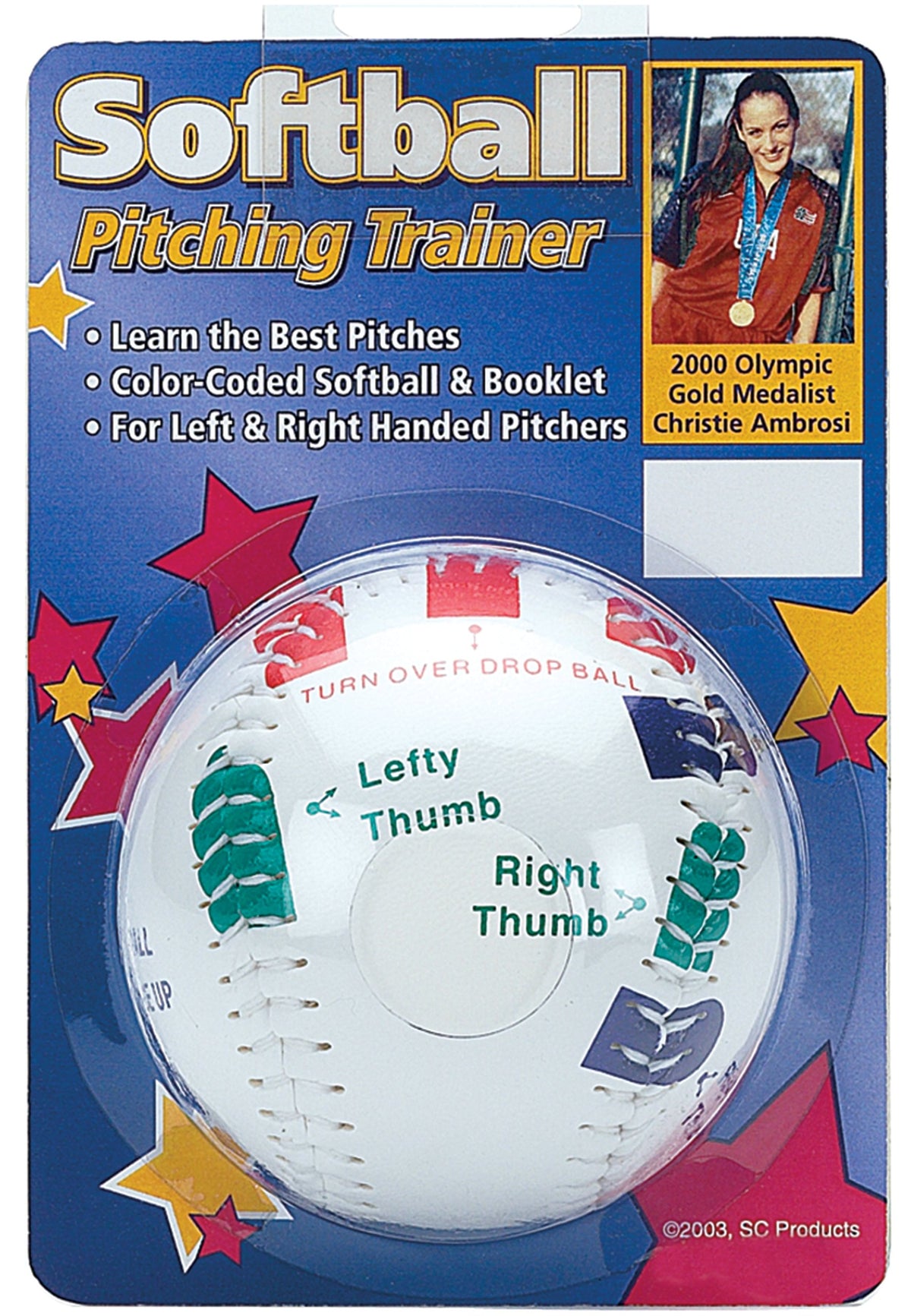 Markwort Christie Ambroses Softball Pitching Trainer, 11Inch,White
