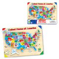 The Learning Journey Lift & Learn Puzzle  USA Map Puzzle for Kids  Preschool Toys & Gifts for Boys & Girls Ages 3 and Up  United States Puzzle for 