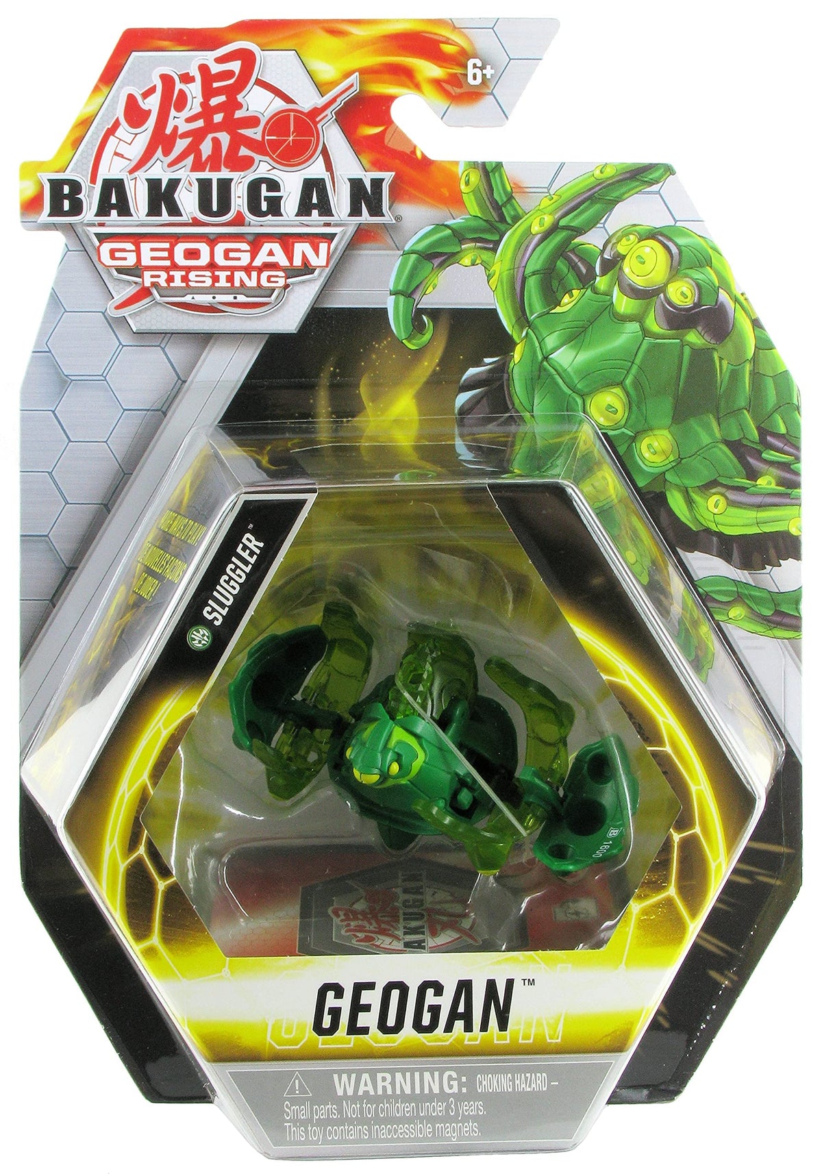 Bakugan Geogan Rising 2021 Ventus Sluggler Geogan Collectible Action Figure and Trading Cards