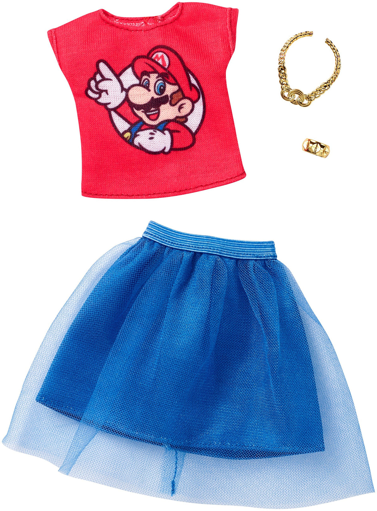 Barbie Super Mario Fashion, Blue/Red