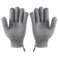 cLEEDY Bath Exfoliating gloves Scrub  4 pcs(2 pairs) Lengthened and Large Exfoliating Scrubbing gloves for Shower, Spa, Massage  Scrub Exfoliating M