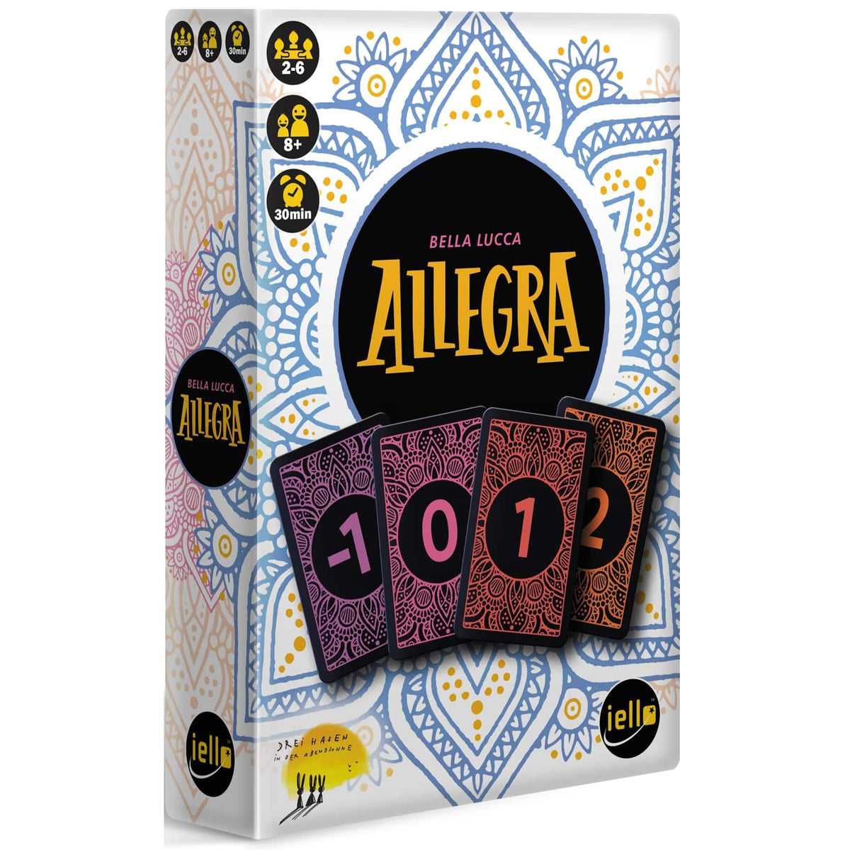 IELLO: Allegra  Based On The Card Game Golf, Keep Your Score As Low As Possible, Family Ages 8+, 26 Players, 30 Min