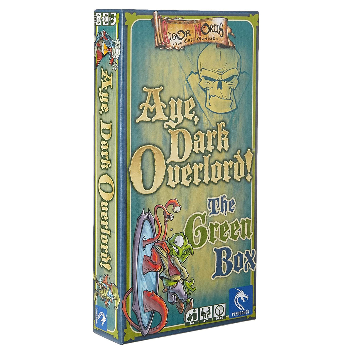 Pendragon Game Studio Aye, Dark Overlord! The Green Box  Card Game, Fantasy Party Game Filled with Humor, RPG Game, for 47 Players, 3060 Minute Pla
