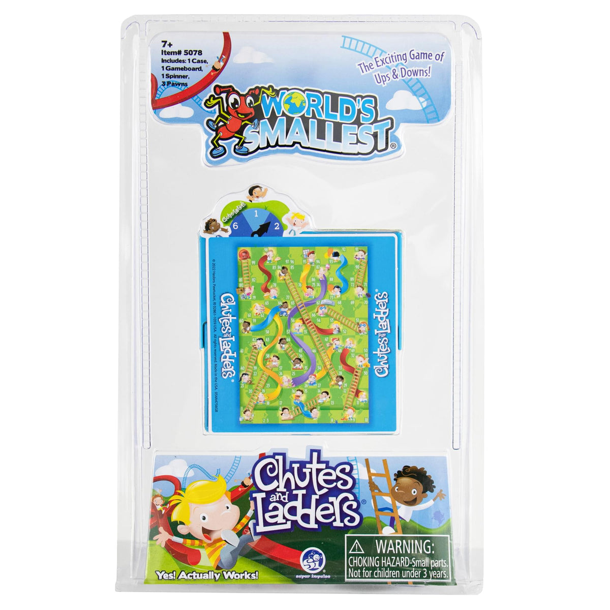 Worlds Smallest chutes and Ladders game
